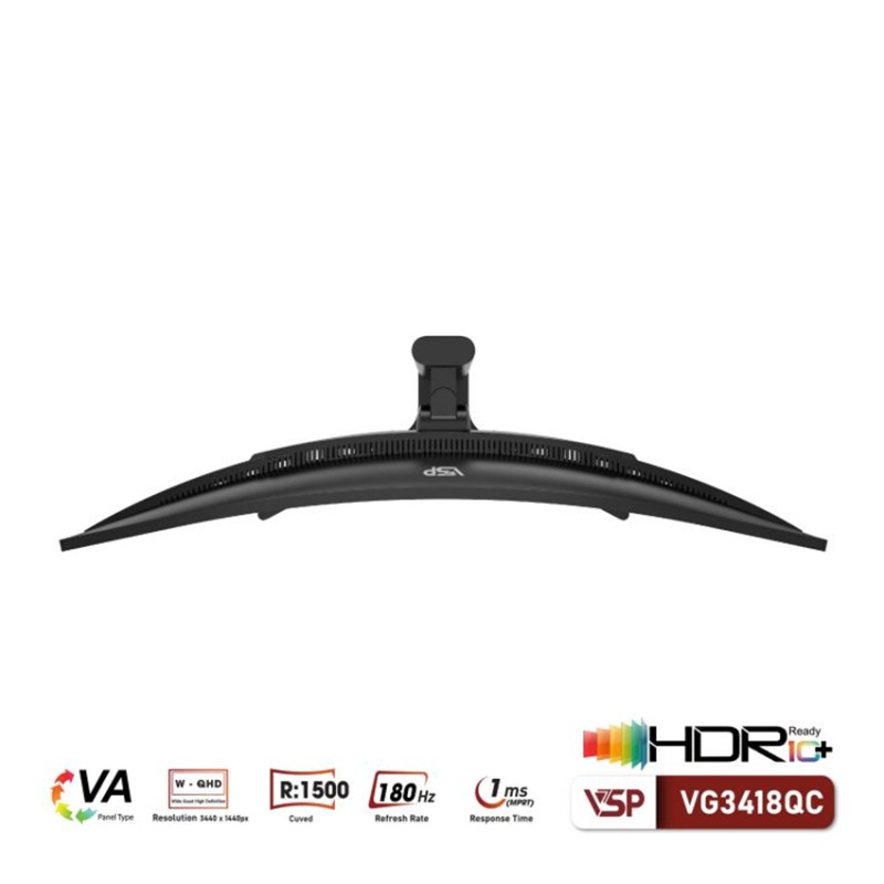 Màn hình VSP VG3418QC (34 inch/WQHD/VA/180Hz/1ms/cong)