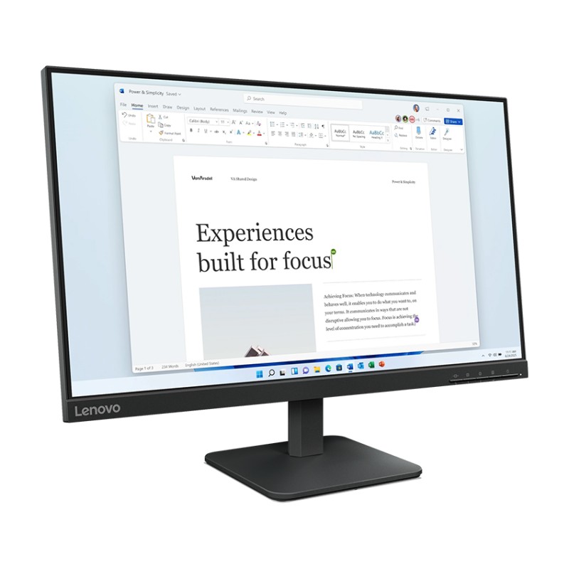 Màn hình Lenovo L24-4e (23.8 inch/FHD/IPS/100Hz/4ms) (68C2KAC1VN)