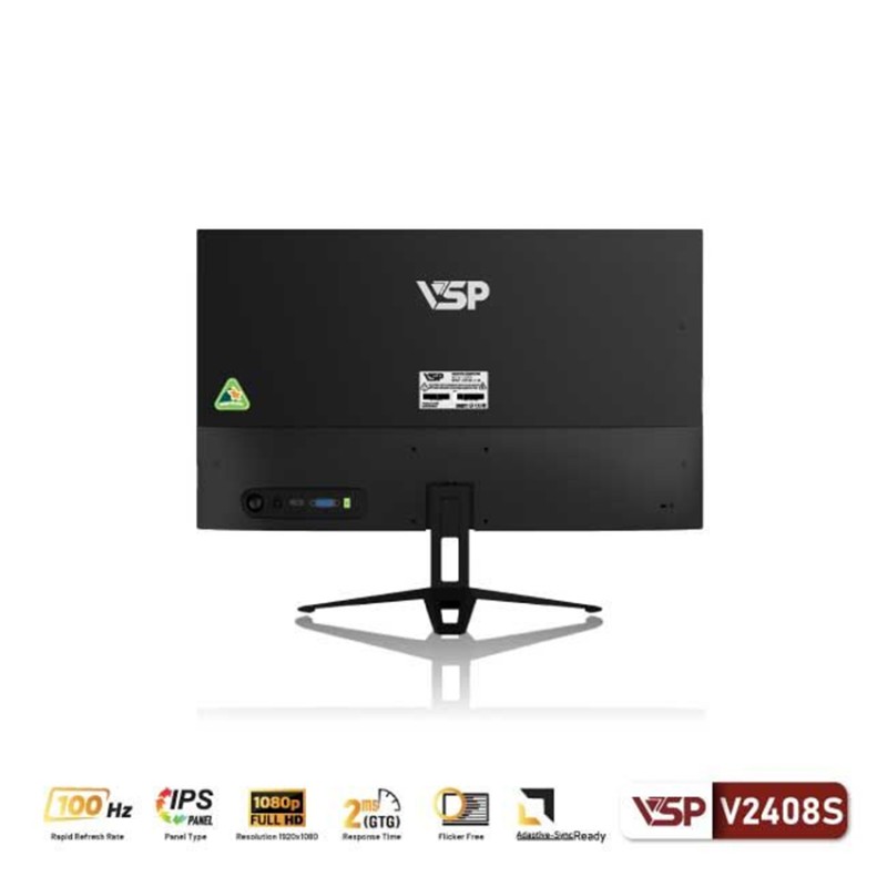 Màn hình VSP V2408S (23.8 inch/FHD/IPS/100Hz/2ms/black)