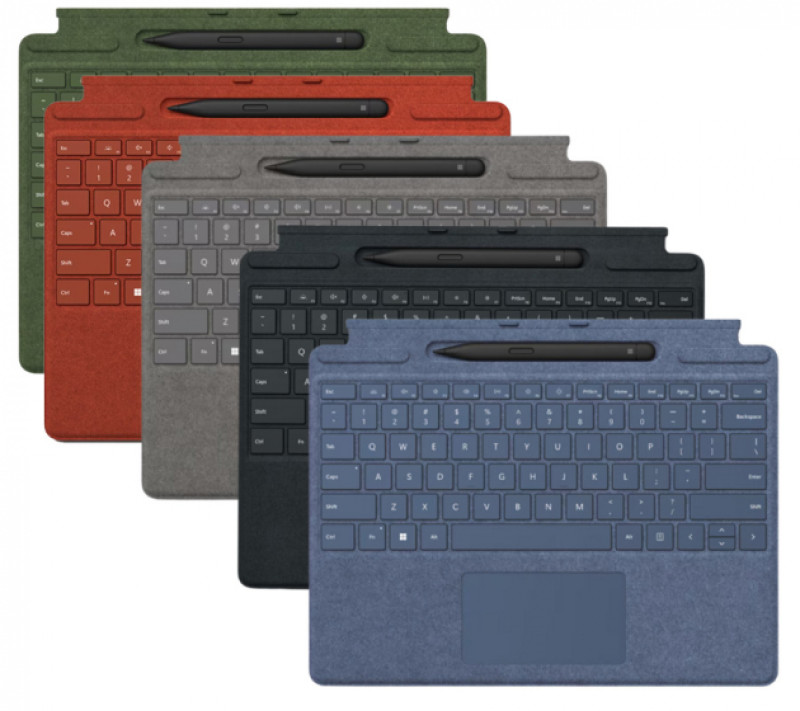 Phím Alcantara Surface Pro 9/Pro 8/Pro X Signature (Có khe sạc bút)