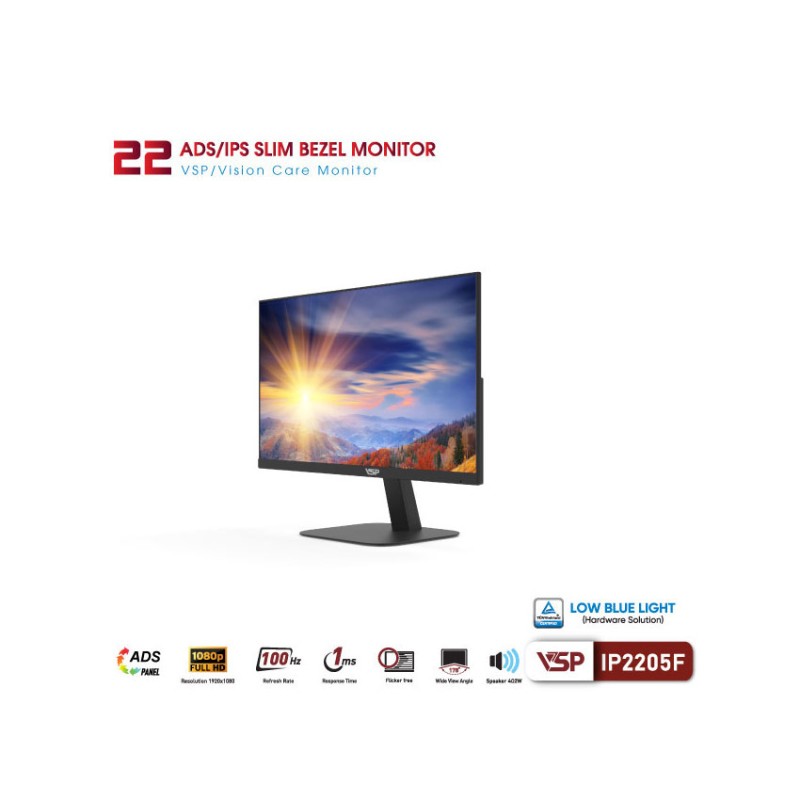 Màn hình VSP IP2205F (21.45 inch/FHD/IPS/100Hz/1ms)