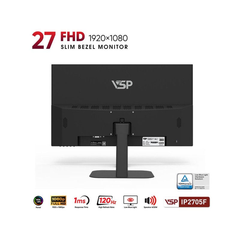 Màn hình VSP IP2705F (27 inch/FHD/120Hz/1ms/loa)