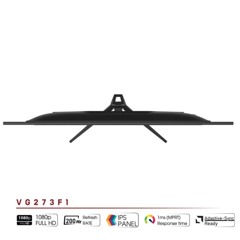 Màn hình VSP VG273F1 Black (27 inch/FHD/IPS/200Hz/1ms)