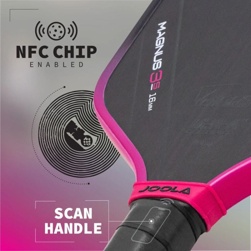 Vợt Pickleball Joola Tyson McGuffin Magnus 3S 14mm - Pink