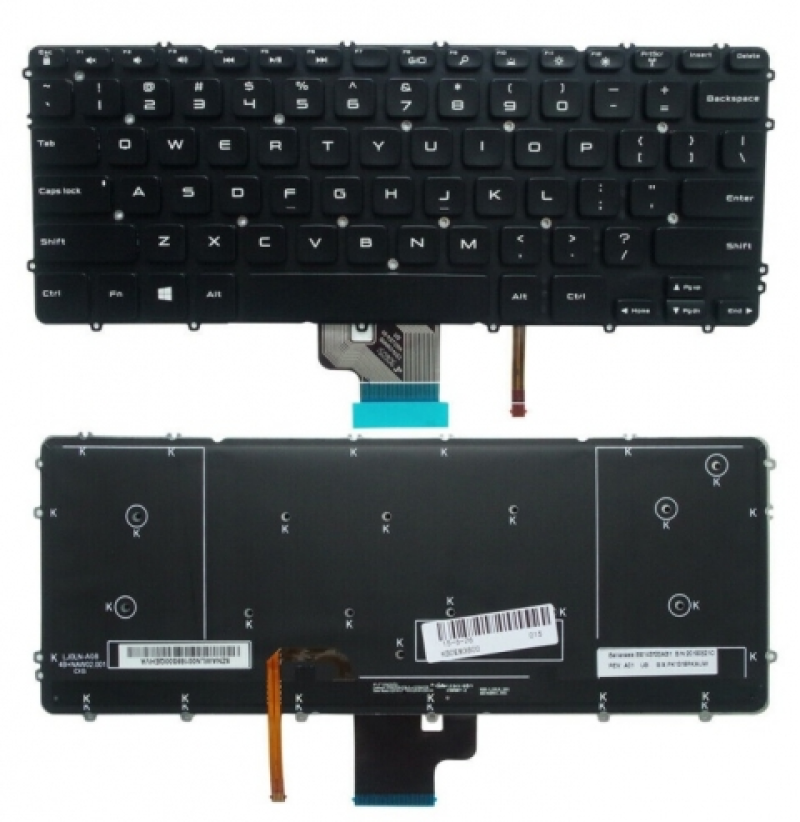 Bàn phím Dell XPS 15-9530/M3800 zin có led