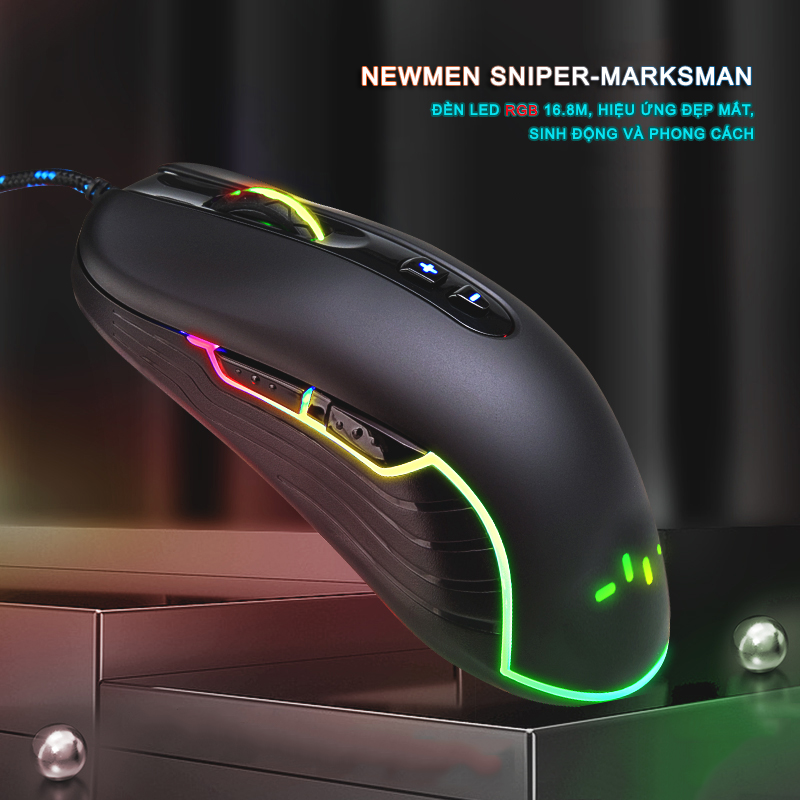 Chuột máy tính có dây Gaming Newmen Sniper-Marksman