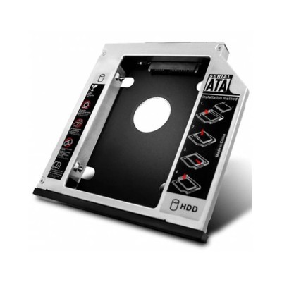 Khay lắp ổ cứng SSD cho laptop qua khay CD (Loại mỏng)