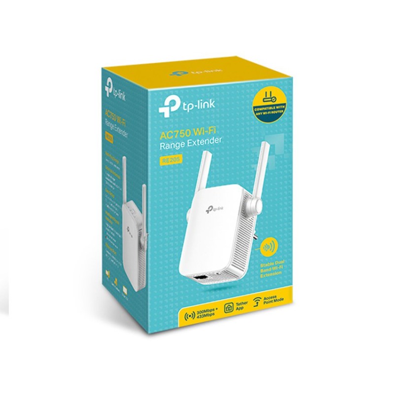 Bộ mở rộng sóng Wi-Fi TP-Link RE205 AC750