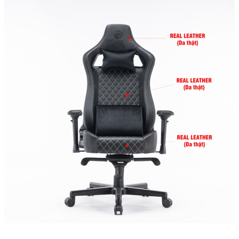 Ghế xoay Ultimate EGC2020 Lux V2 màu đen - E-Dra