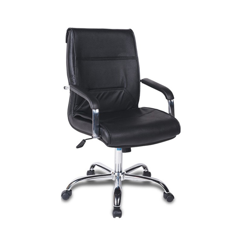 Ghế lãnh đạo THE ONE SG718 (Đệm bọc da PVC/Chân tay thép mạ)