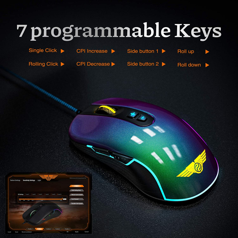 CHUỘT CHƠI GAME NEWMEN GX6-PRO