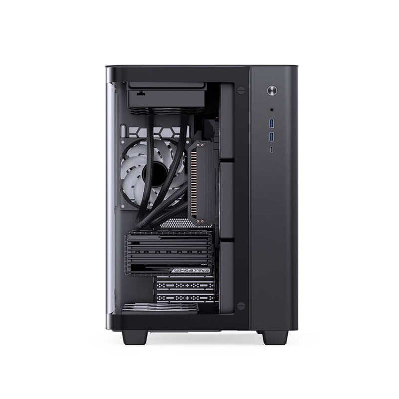 Vỏ case JONSBO TK-3 BLACK (ATX/Mid Tower/Màu Đen/Kính Cong)