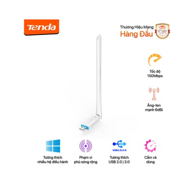 USB Wifi 6 AX300 Tenda U2 v5.0