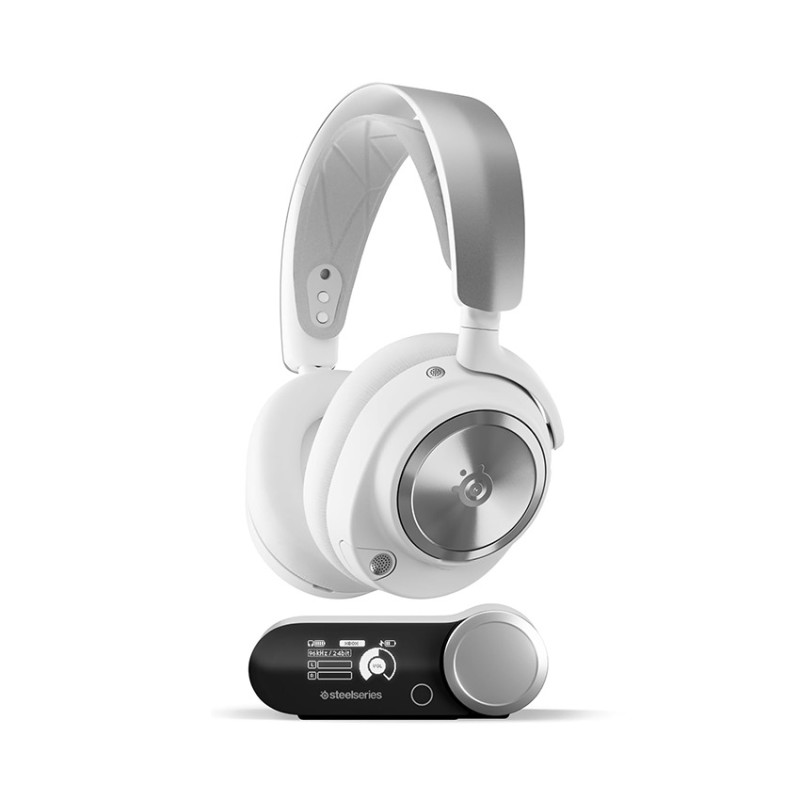 Tai nghe SteelSeries Arctis Nova Pro Wireless + Infinity Power System - White (61524)
