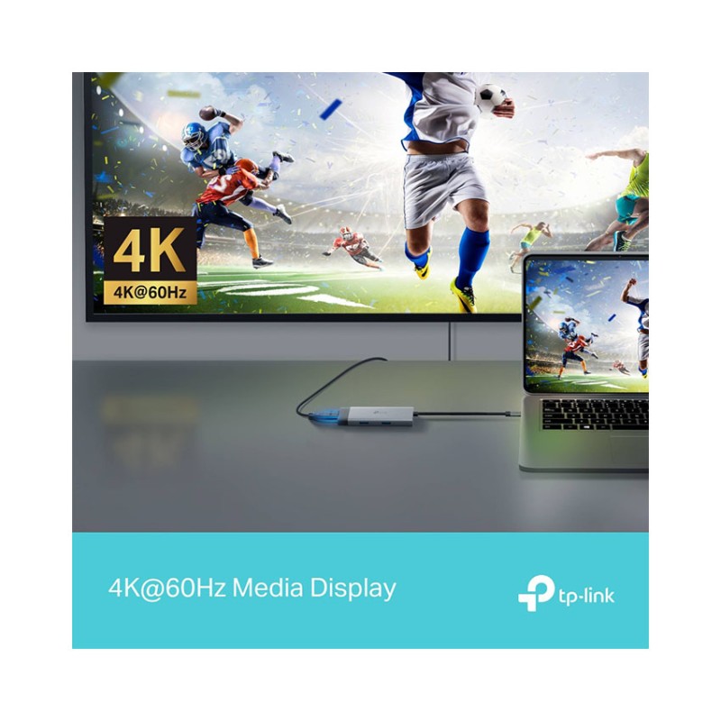 Bộ chuyển đổi Hub USB Type C 5 Cổng TP-Link UH5020C