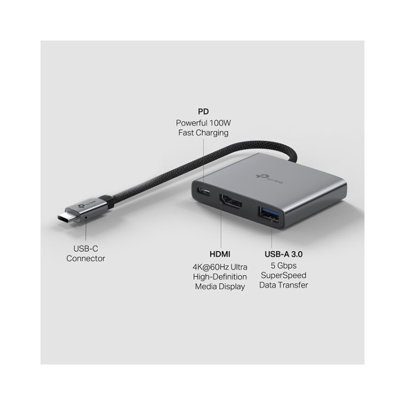 Bộ chuyển đổi Hub USB Type C 3 Cổng TP-Link UH3020C