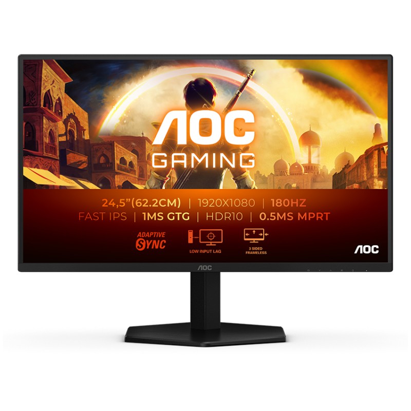 Màn hình AOC 25G42E (24.5 inch/FHD/Fast IPS/180Hz/0.5ms)