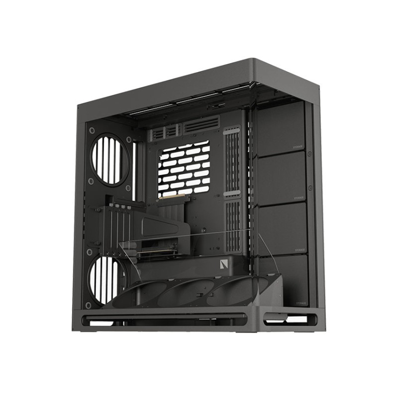 Vỏ case HAVN HS 420 VGPU Black (eATX/Màu đen)