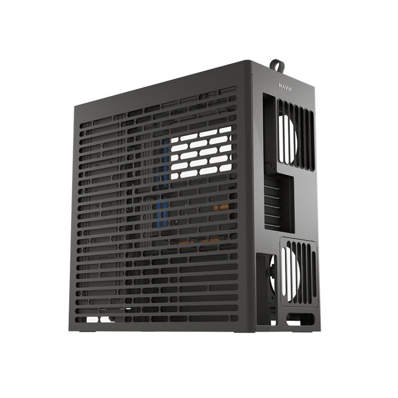 Vỏ case HAVN HS 420 VGPU Black (eATX/Màu đen)