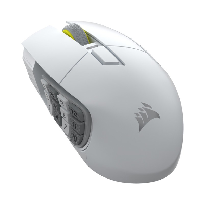 Chuột không dây Corsair SCIMITAR ELITE SE White (CH-9314011-AP)