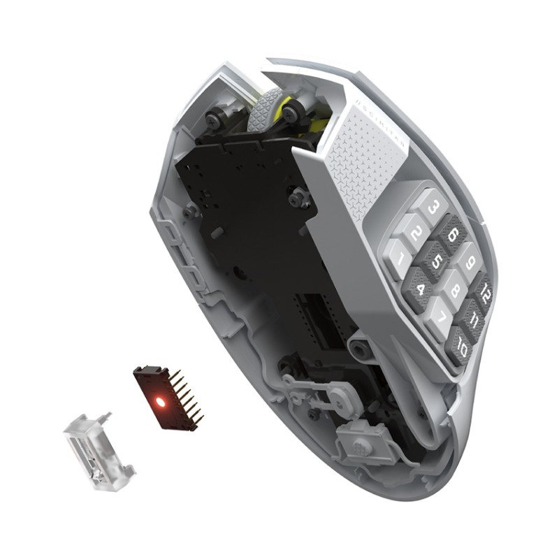 Chuột không dây Corsair SCIMITAR ELITE SE White (CH-9314011-AP)