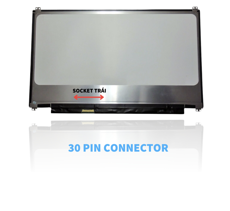 LCD 13.3 led mỏng 30 pin FHD, IPS Cáp trái
