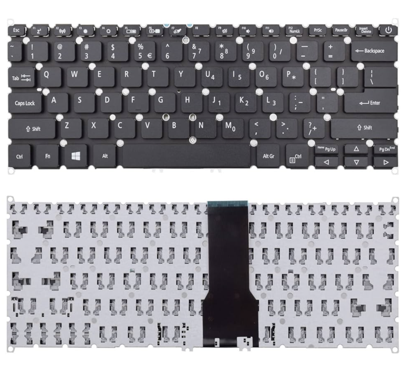 Bàn Phím Acer SF114/SF314 đen, không nút nguồn