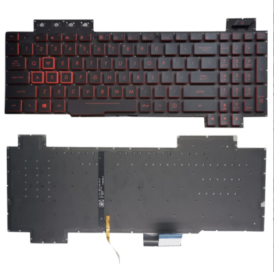 Bàn phím Asus FX504 đen, có led