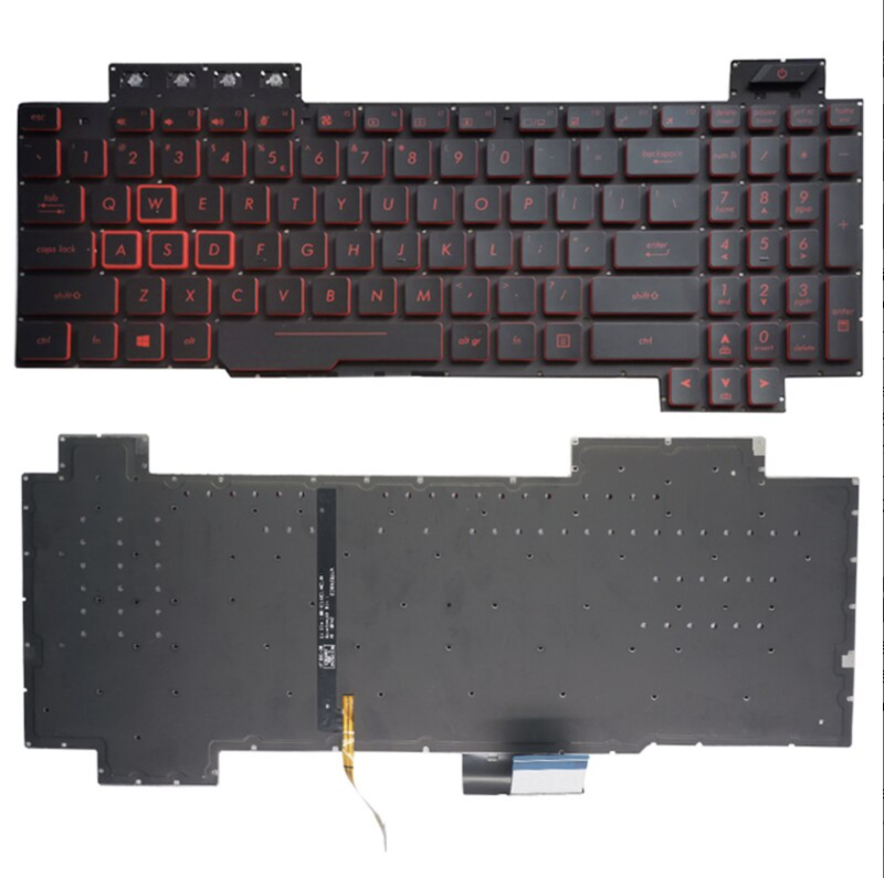 Bàn phím Asus FX504 đen, có led