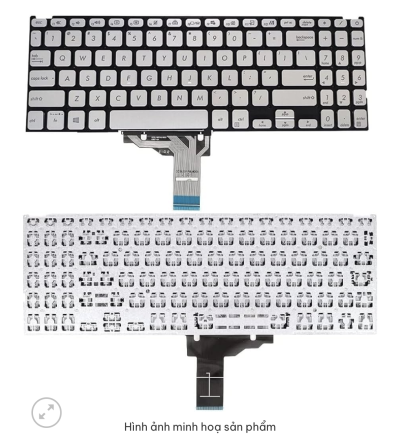 Bàn phím asus X509/X515 bạc