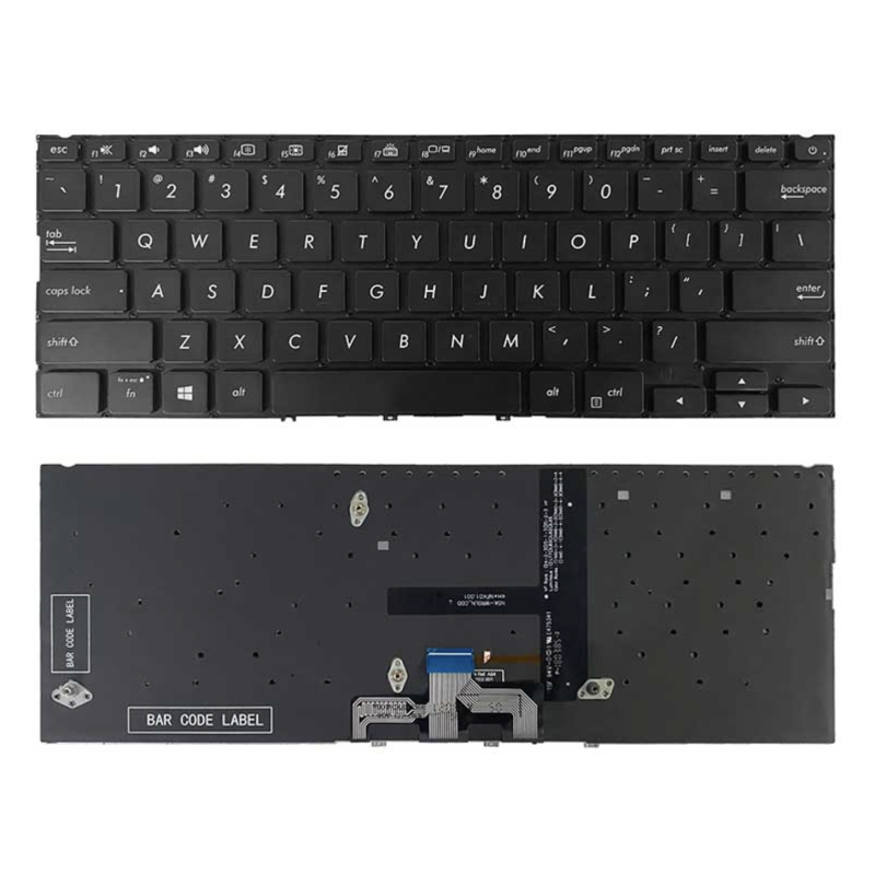 Bàn phím Asus UX433 đen zin