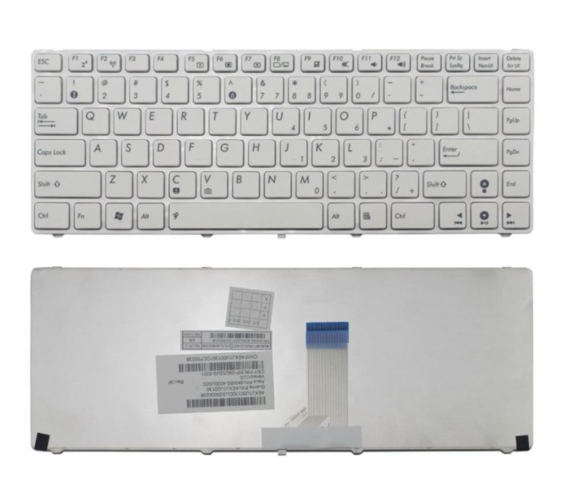 Bàn phím asus K42 Trắng