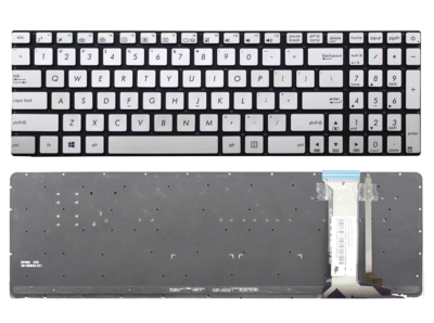 Bàn phím Asus N551/G551 Bạc Led