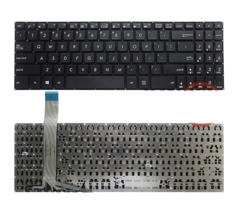 Bàn Phím ASUS F570/FX570/X570 đen zin