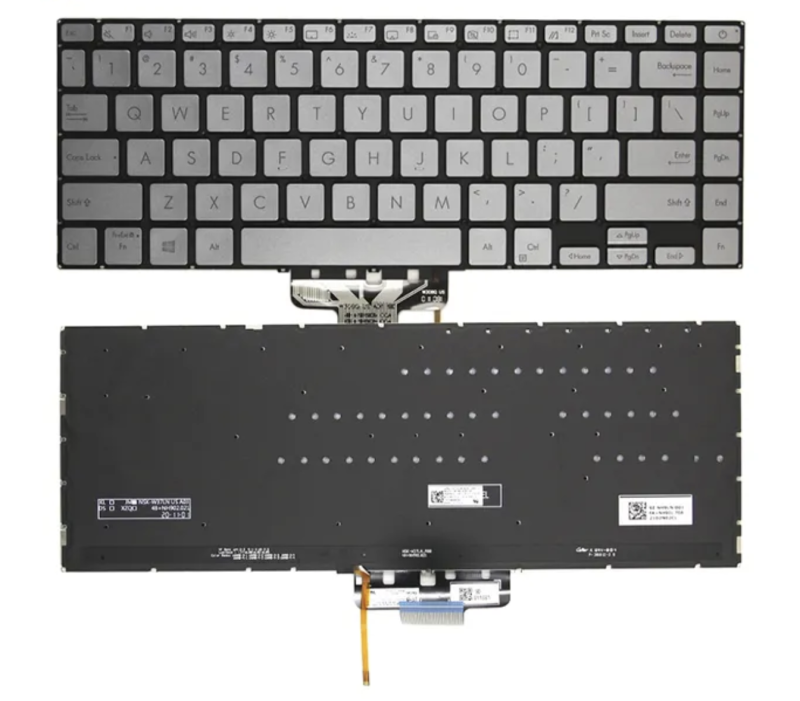 Bàn phím Asus Zenbook Q407 Q408 Bạc, zin, có led