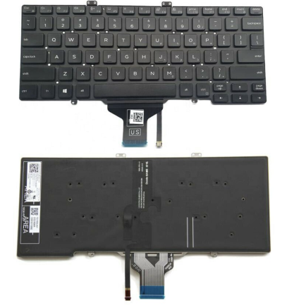 Bàn phím Dell Latitude 3400/E7400 zin, không chuột, có led