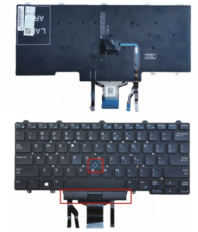 Bàn phím Dell E5450/E7450 có chuột, có led trái phải