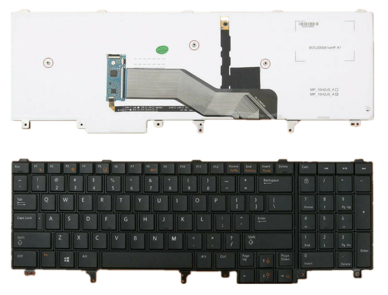Bàn phím Dell E6520 có led