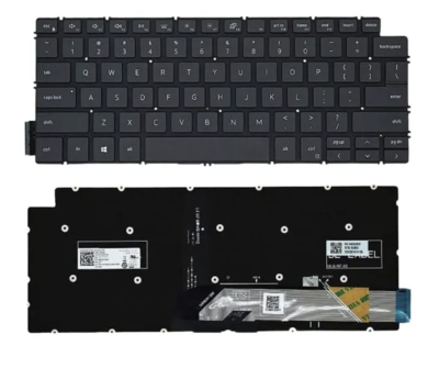 Bàn phím Dell 3410/7491 bạc có led zin