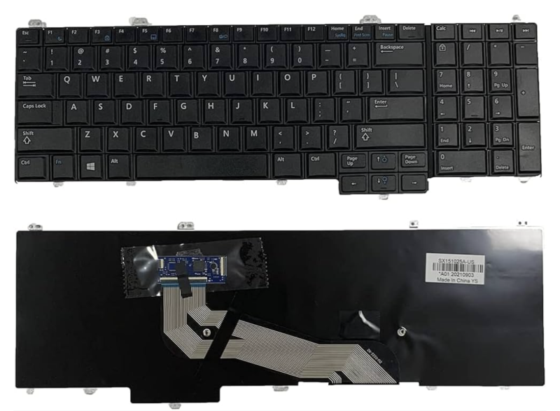 Bàn phím Dell E5540/6540 có led zin