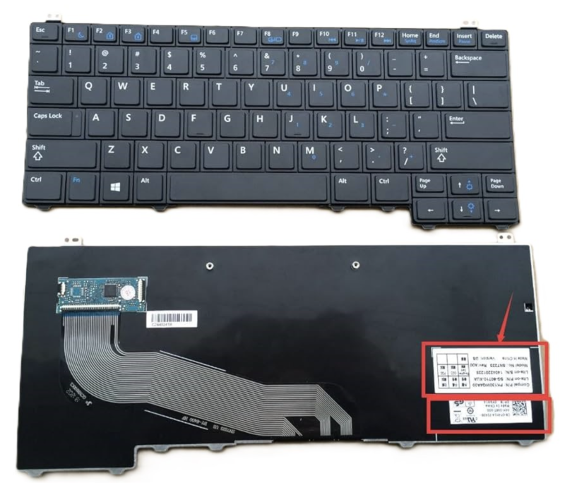 Bàn phím Dell E5440 zin có led