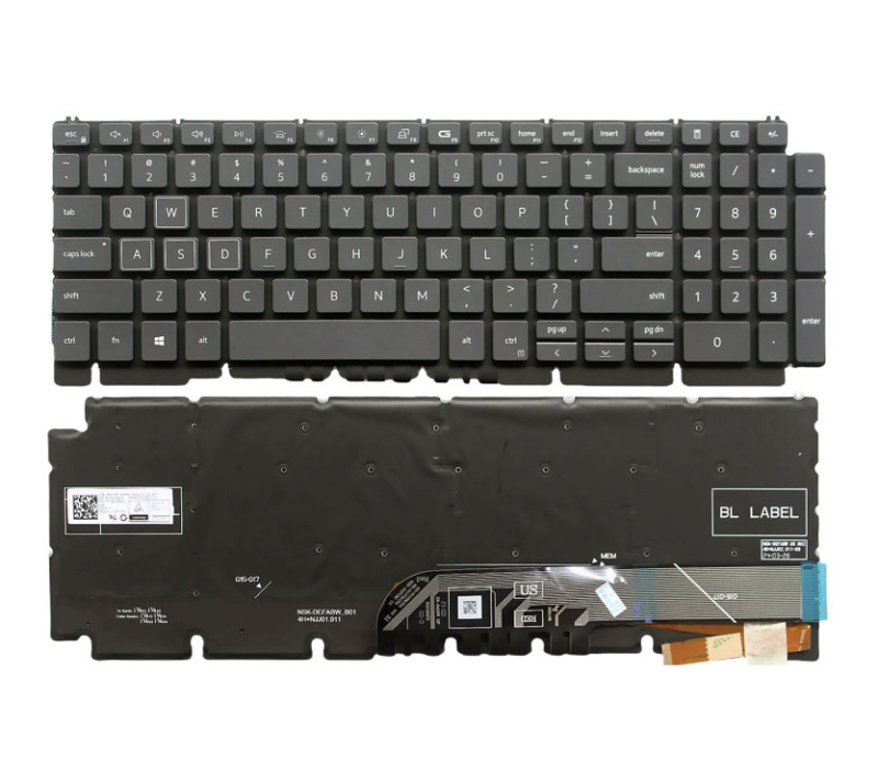 Bàn phím Dell G15 - 5510 đen zin led