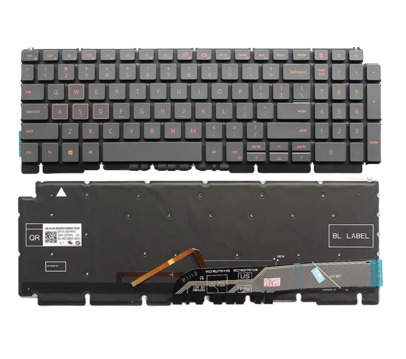 Bàn phím Dell G15 - 5510 đen zin led