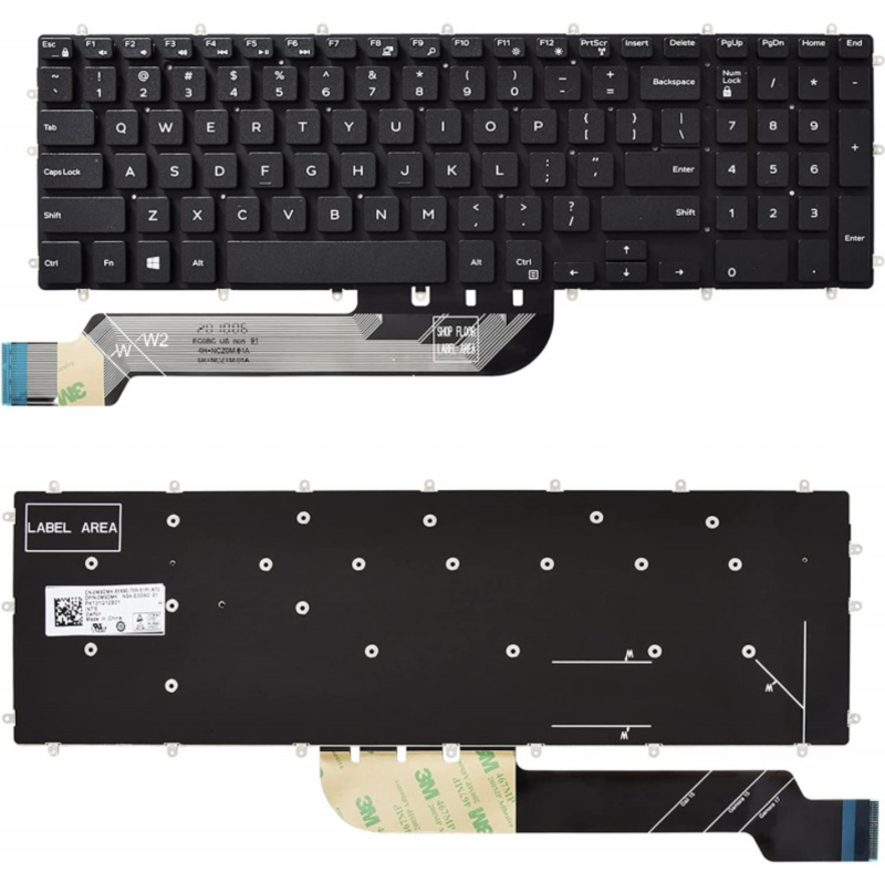 Bàn phím Dell 5568 /7566 led trắng zin