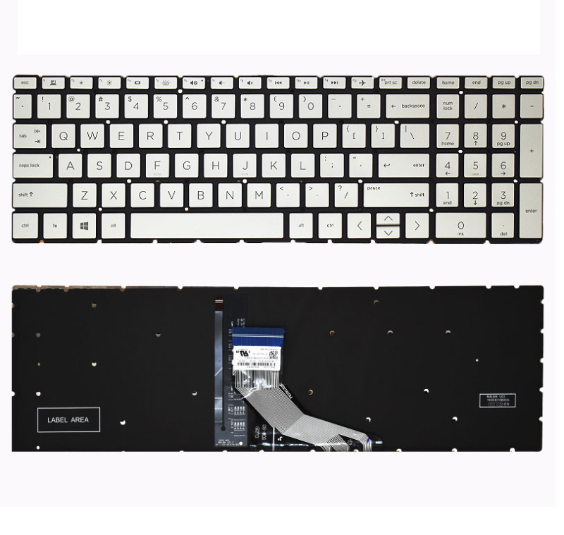 Bàn Phím HP 15-EG bạc zin led