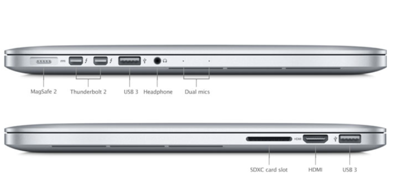 MACBOOK PRO MGXC2 2014 I7-2.8GHZ/ RAM 16GB/ SSD 512GB/ GT 750M 2GB / 15.4 INCH - USED