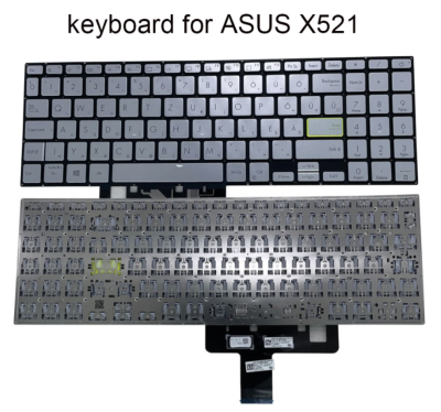 Bàn phím Asus X521/S533 bạc zin - không led