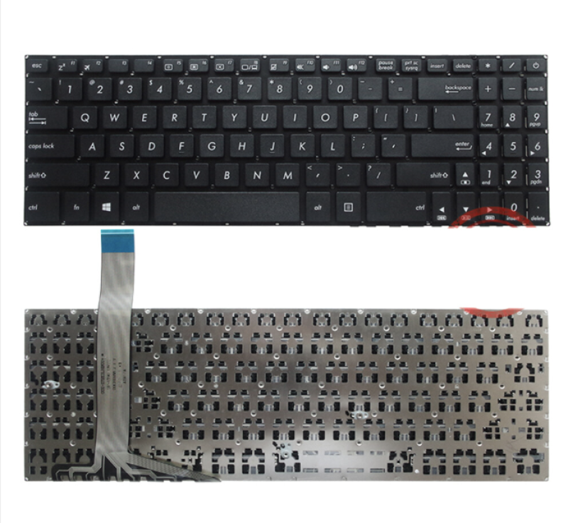 Bàn Phím ASUS F570/FX570/X570 đen zin led