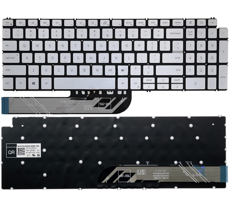 Bàn phím Dell 5584 bạc zin có led