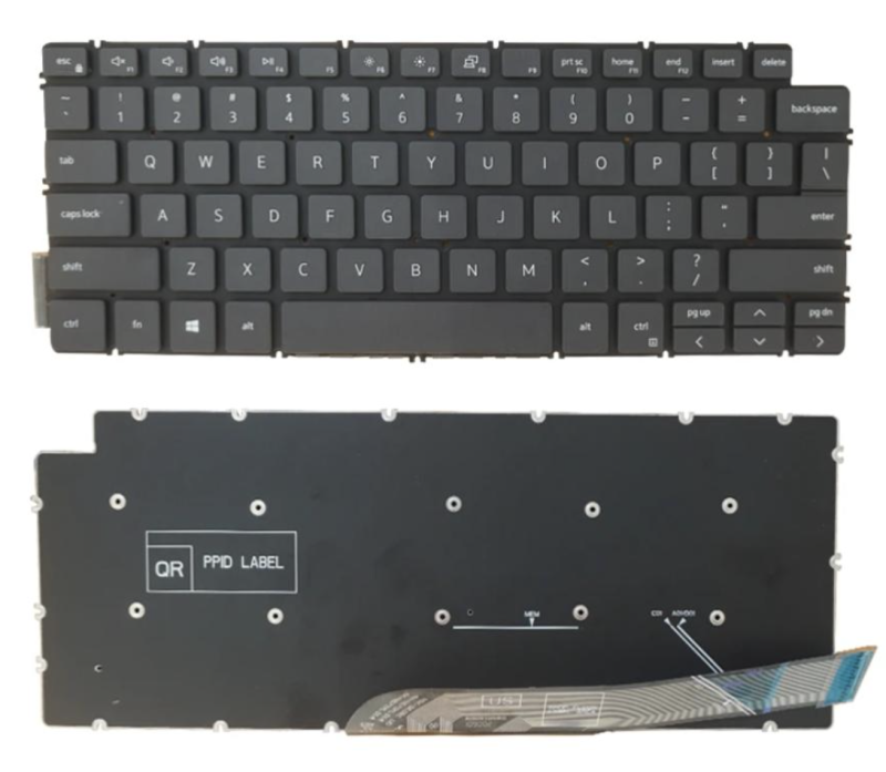 Bàn phím Dell 5390/5490 7491/ Đen led zin